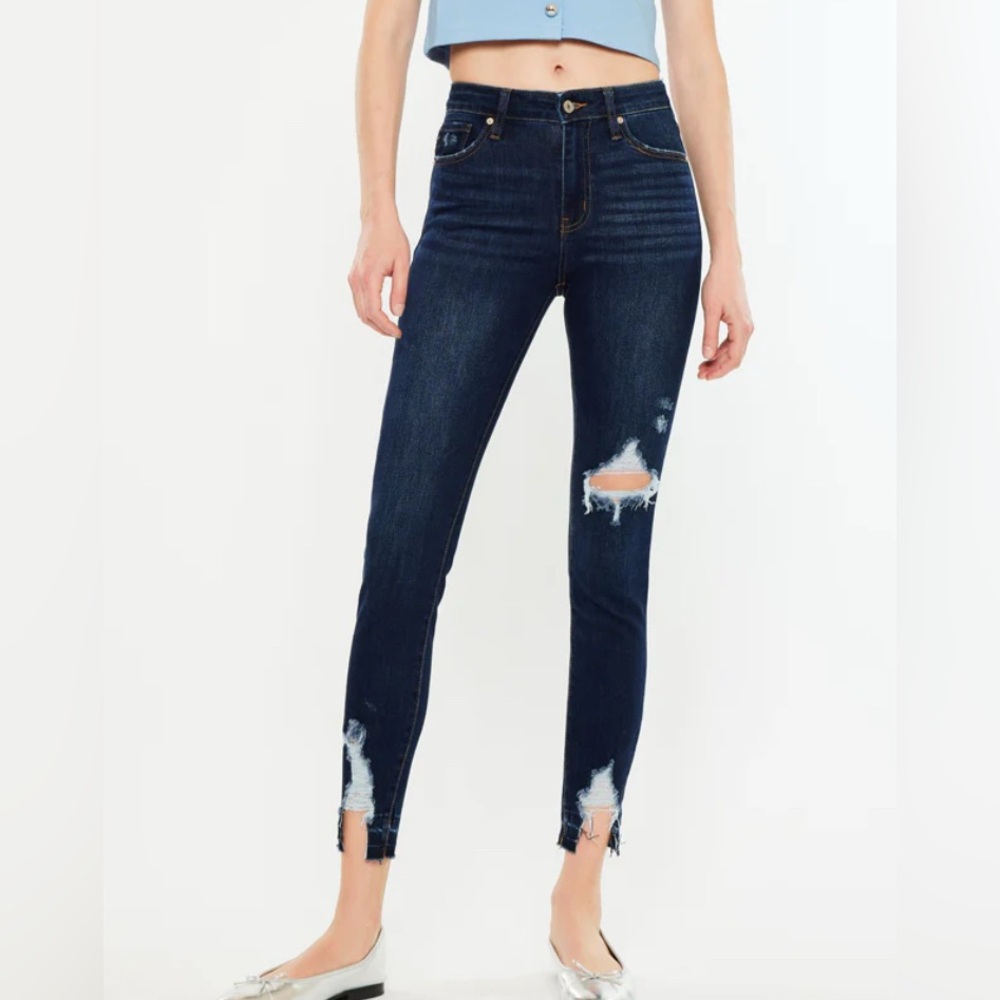 KanCan Kendra High Rise Ankle Skinny Jeans – Size 9/28